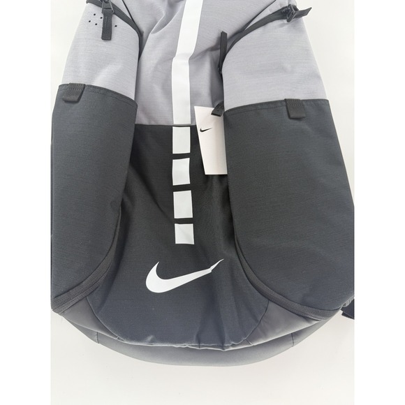 Nike Hoops Elite Pro Backpack Cement Grey White Black Travel School BA5554 012 - Picture 3 of 7